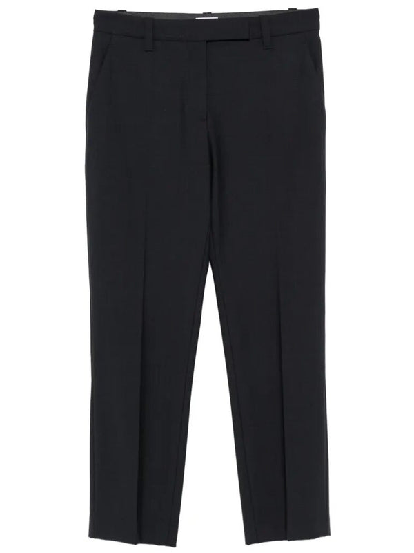 Pressed-Crease Wool Trousers