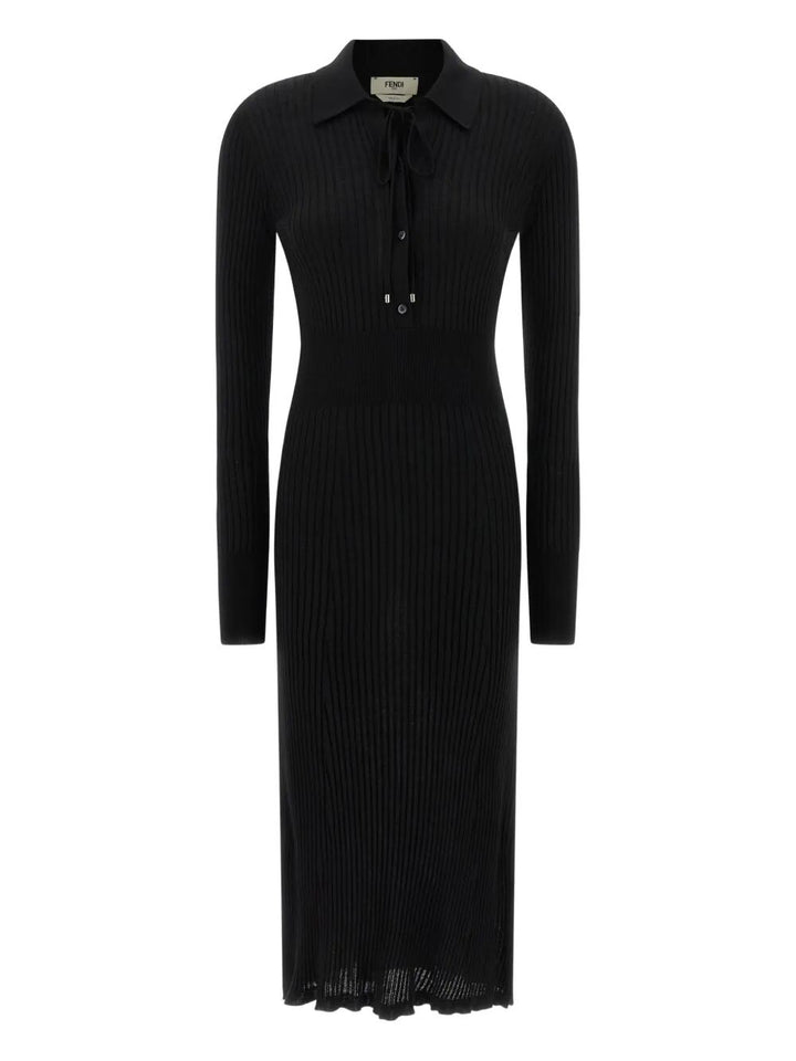 Fendi Midi dresses - Black | 1d56507903a70920aeefbe3e96322b390a8e3edb