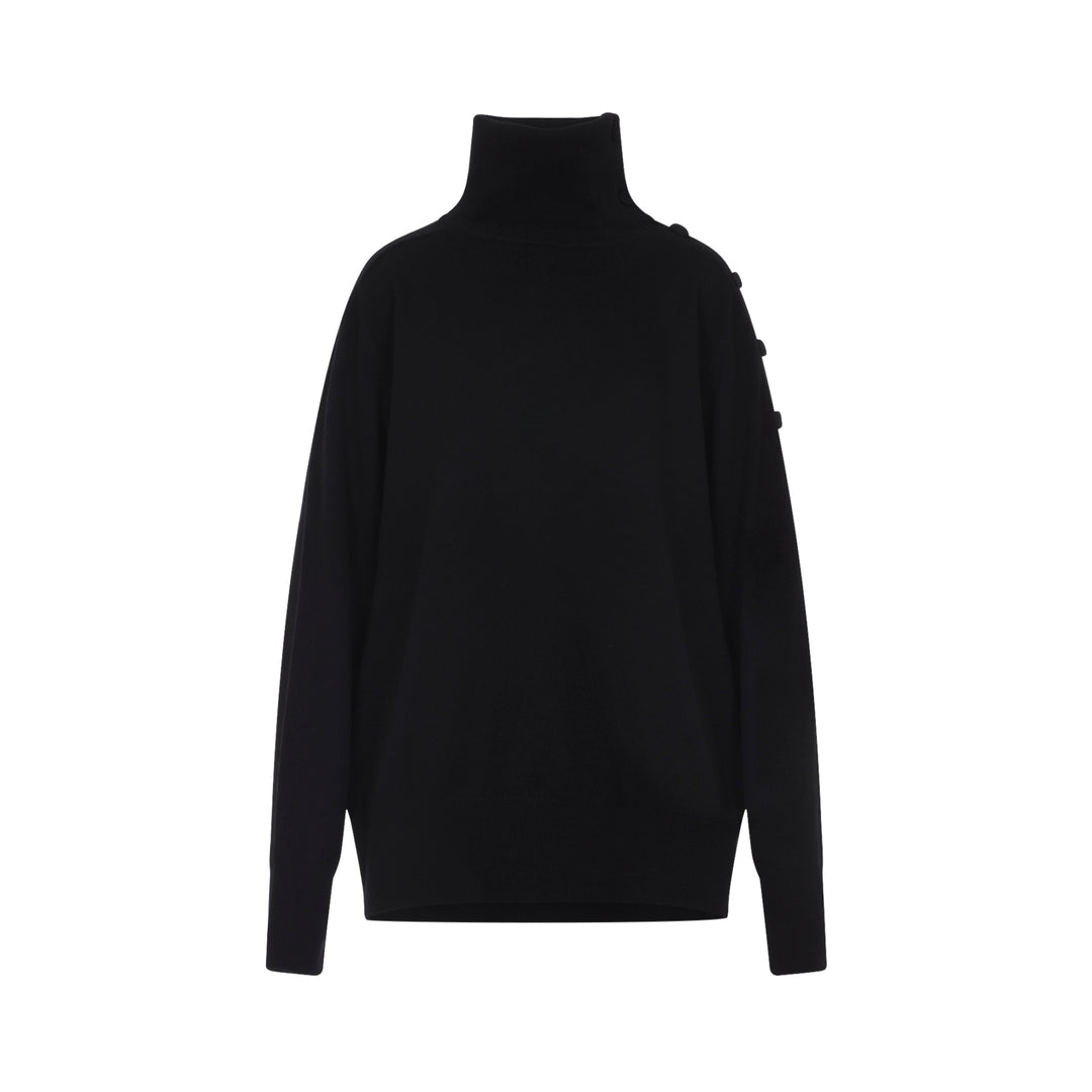 Dries Van Noten Polo neck - Black | 489f17ce929ef81a8e59ebf344b6e62c43cfa35b