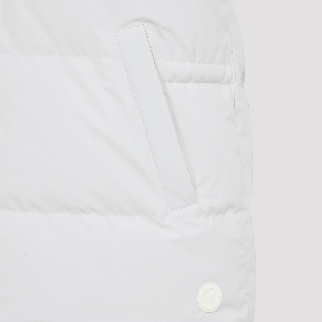 Yves Salomon Gilet - White | fb11363a48ac4fc07afd3d90c5c3cf80af6f4bce