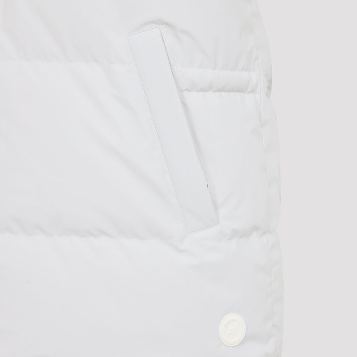 Yves Salomon Gilet - White | fb11363a48ac4fc07afd3d90c5c3cf80af6f4bce