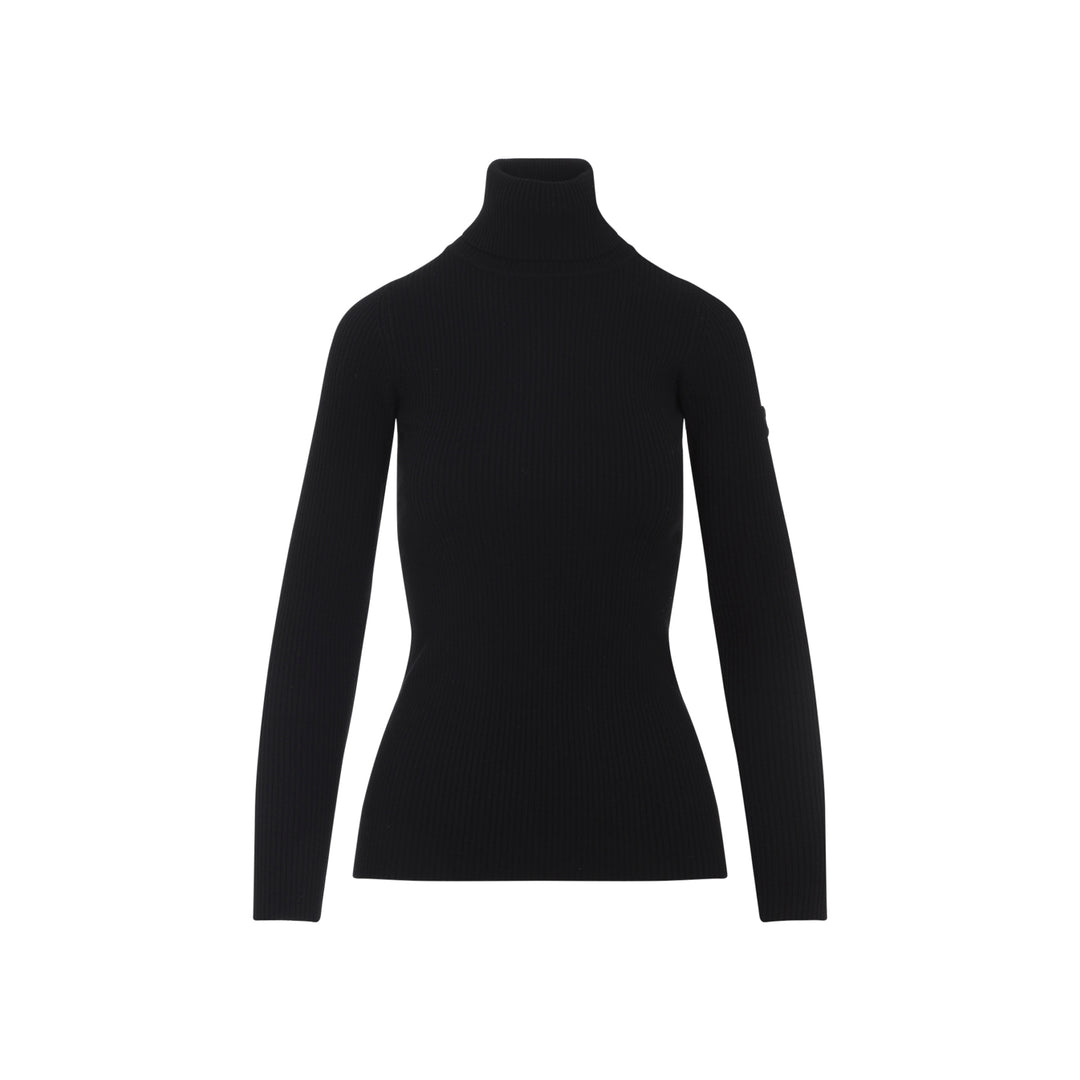 Yves Salomon Turtle neck - Black | 558ea3729b366869ac2da1240943c4371a45033e