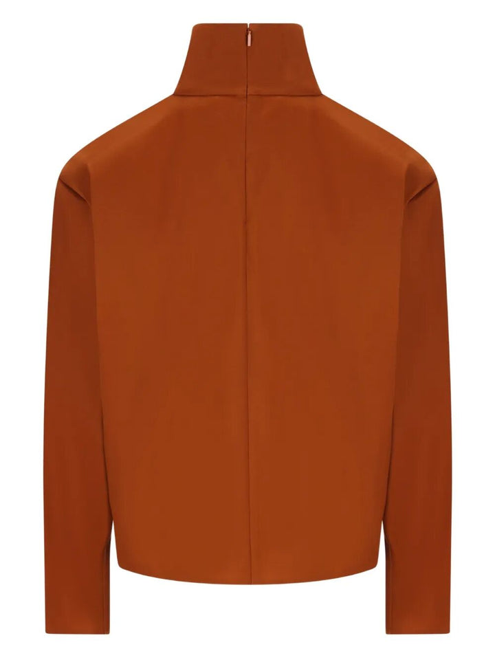 Saint Laurent Paris Tops - Brown | 31ac36b614d07e446355da99684c008284899dc4