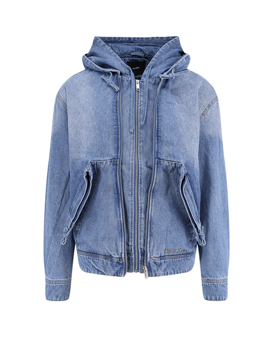 Hooded Denim Jacket