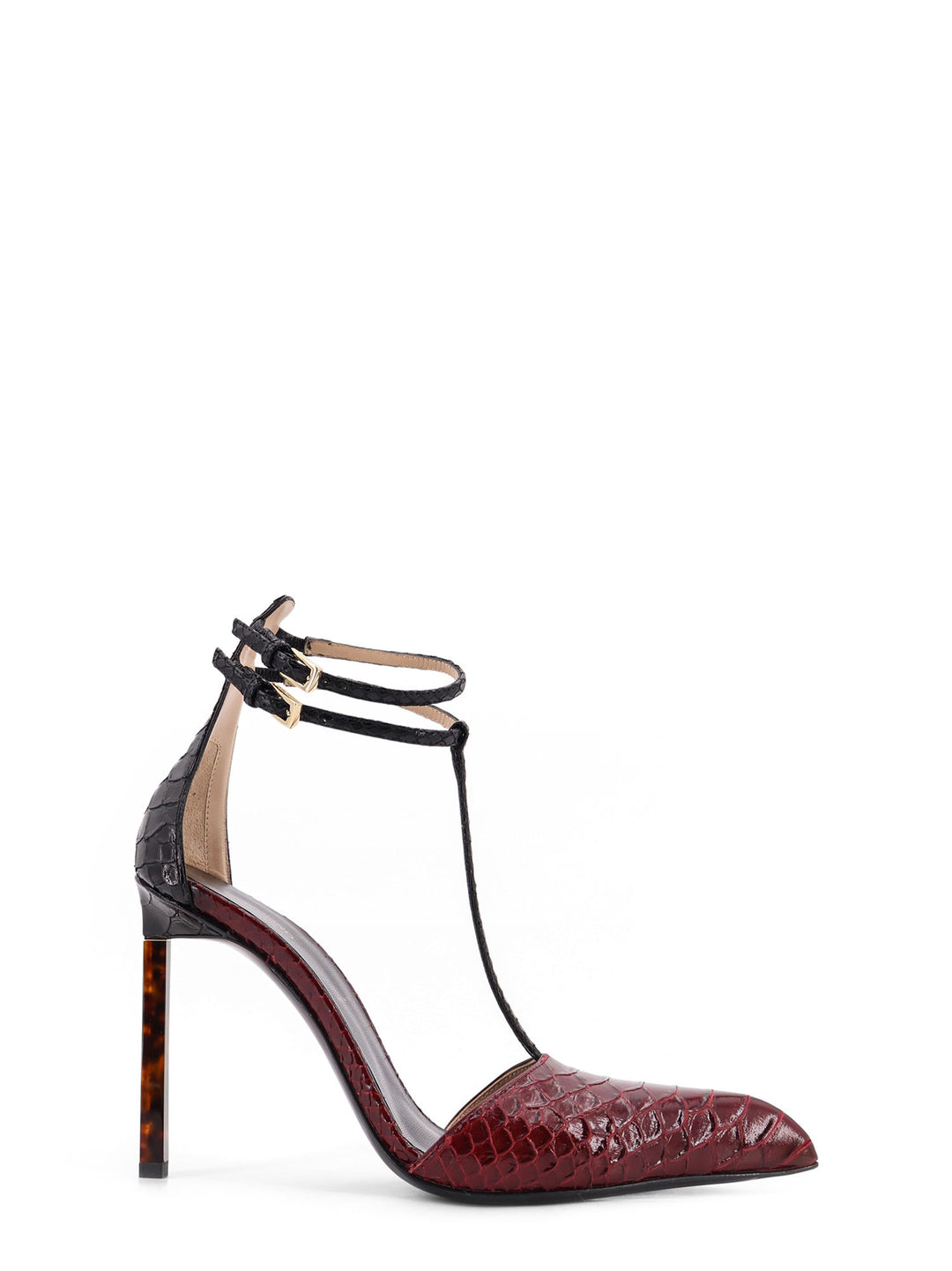 Tom Ford With Heel - RUBY RED/BLACK | aea5d349f212177350b12ded0ce172d9beb9e444