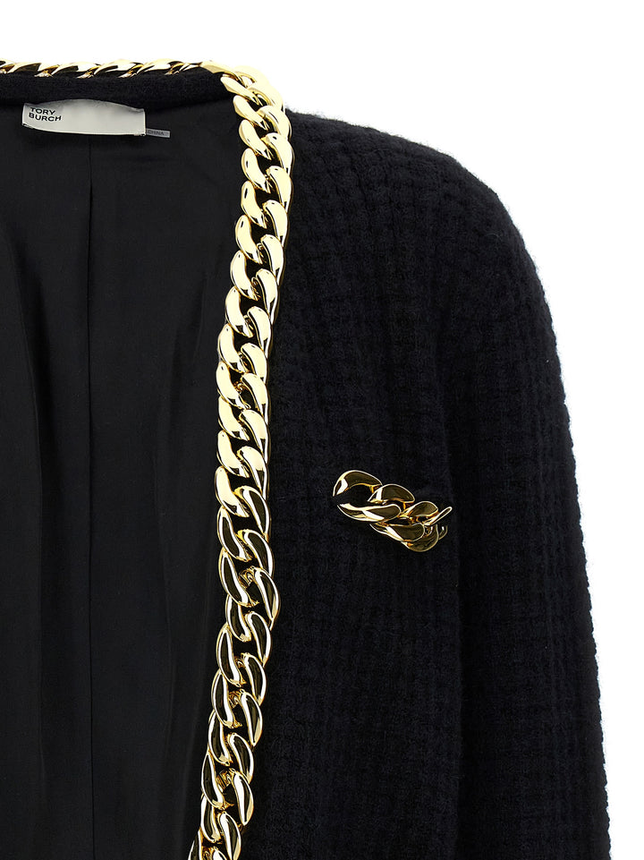 Kendra Chain Blazer And Suits Black