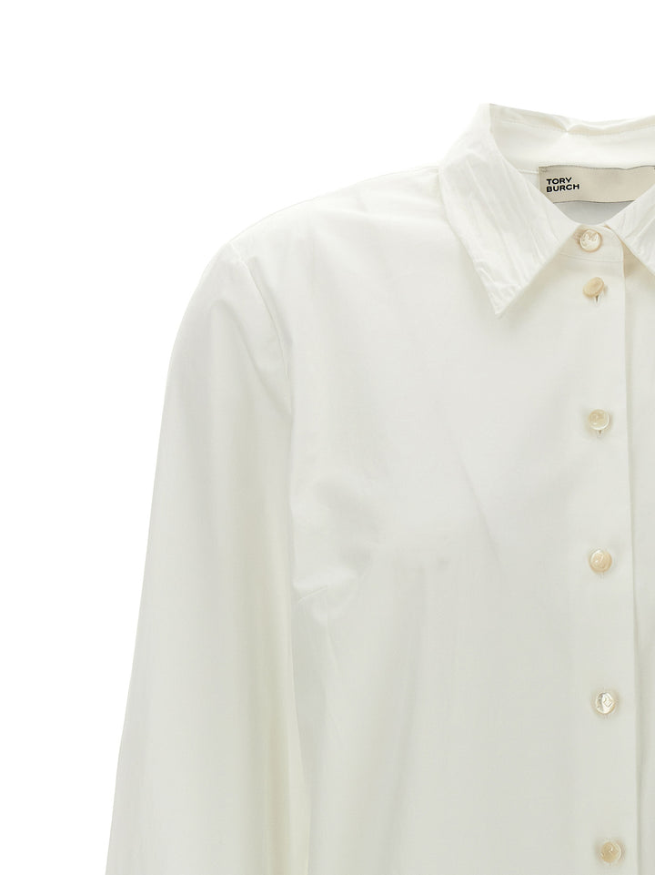 Pleated Detail Shirt Shirt, Blouse White