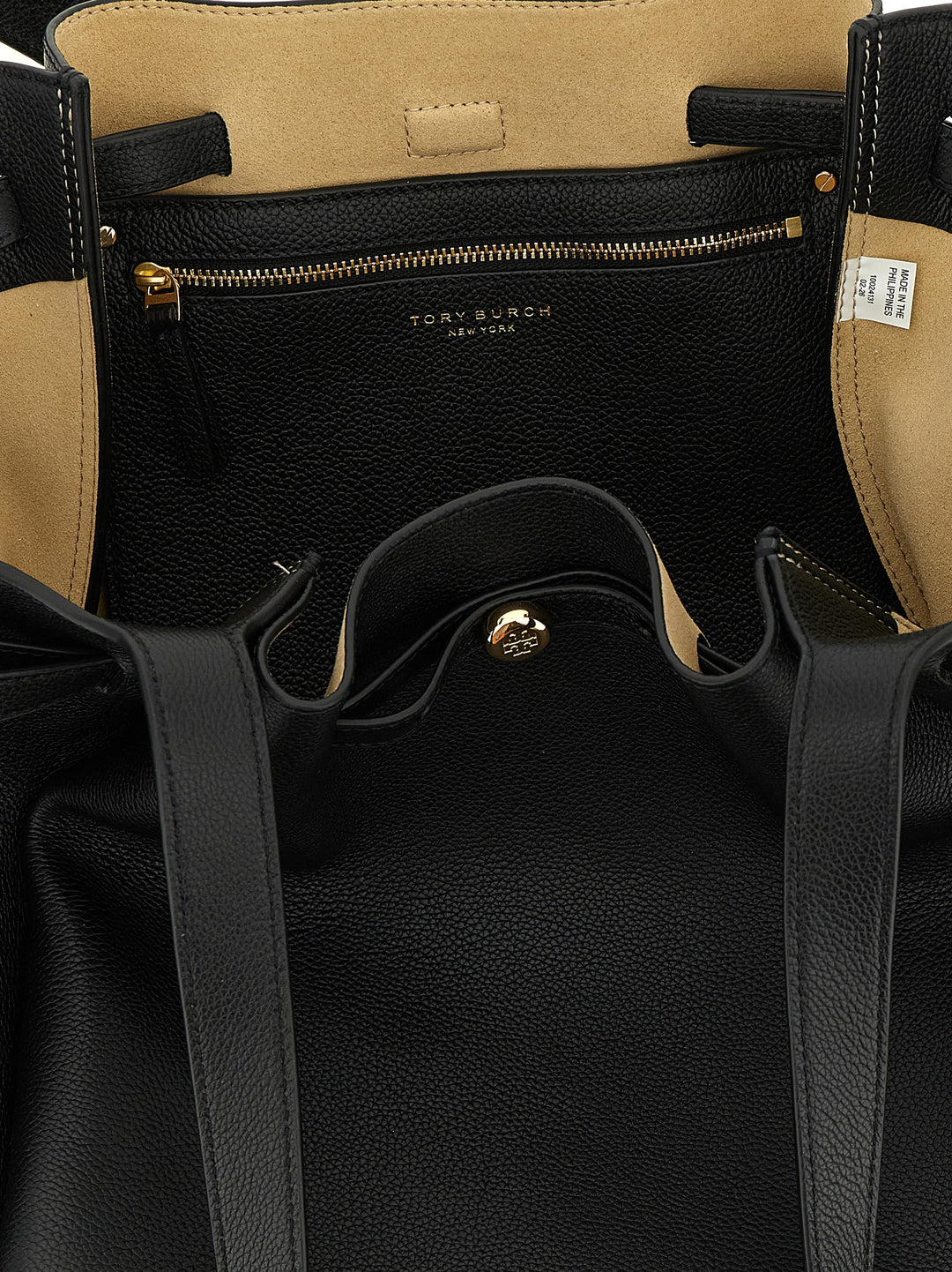 Tory Burch Romy Tote Tote Bag - Black | 21822a1471f895070baad65466ac98878675bcdf