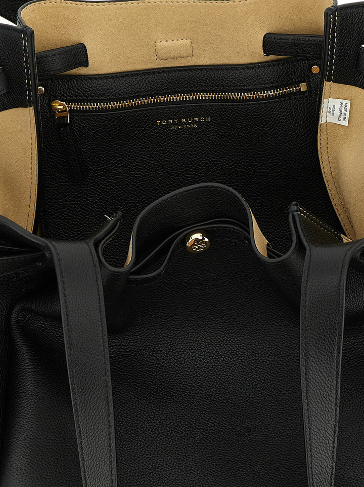 Tory Burch Romy Tote Tote Bag - Black | 21822a1471f895070baad65466ac98878675bcdf