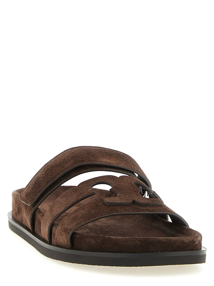 Tory Burch Ines Sandals - Brown | 5ac4c3d63cd4f6e0557f70e595b3130fd25f5ba1