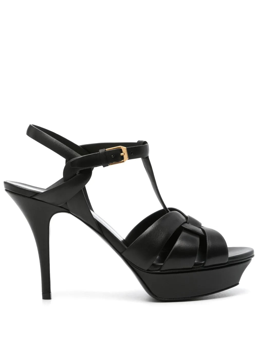 Saint Laurent Paris Sandals - Black | 2f6ffac789b09a607849600a2c94c572ec28d2f9