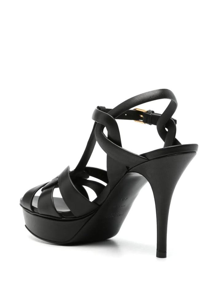 Saint Laurent Paris Sandals - Black | 8ae88ff382470e263db5485c9004931592804fa8