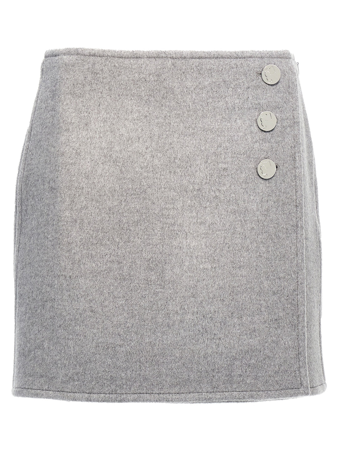 T Monogram Skirts Gray