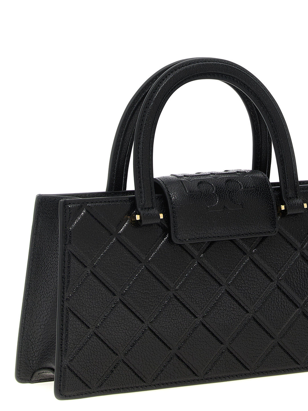 Tory Burch Fleming East-West Tote Bag - Black | 09a71cee2852219eb136f063e795f64ce1c54d61