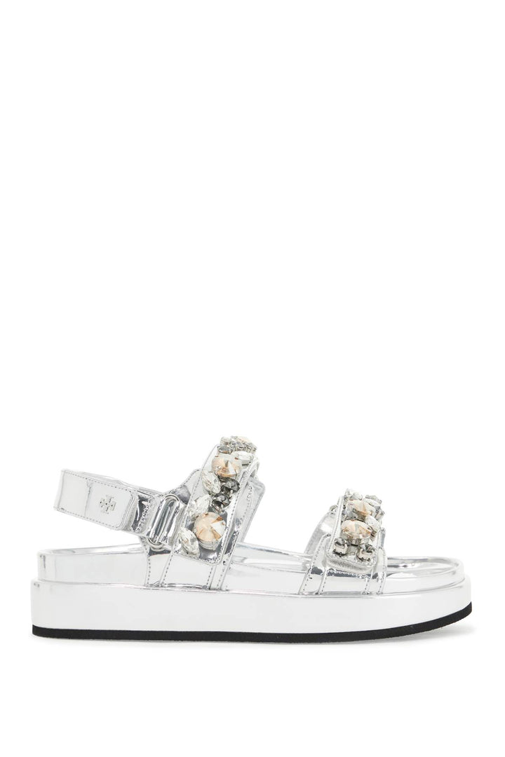 Kira Sports Sandals With Crystals