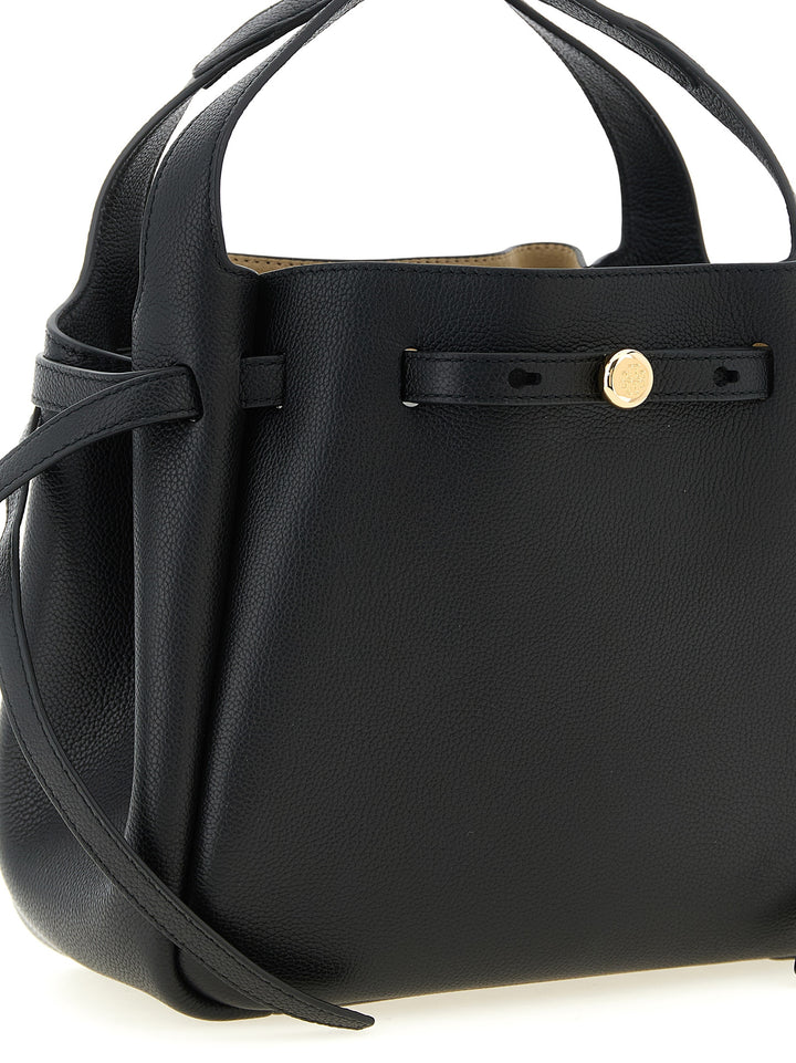 Tory Burch Romy Small Hand Bags - Black | 6286666cced800adf7f2922cb2288fcd17b827d9
