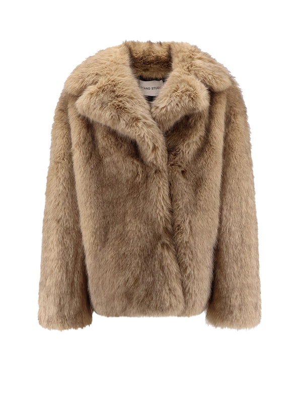 Valentina Faux Leather Coat