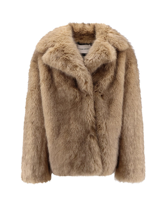 Valentina Faux Leather Coat