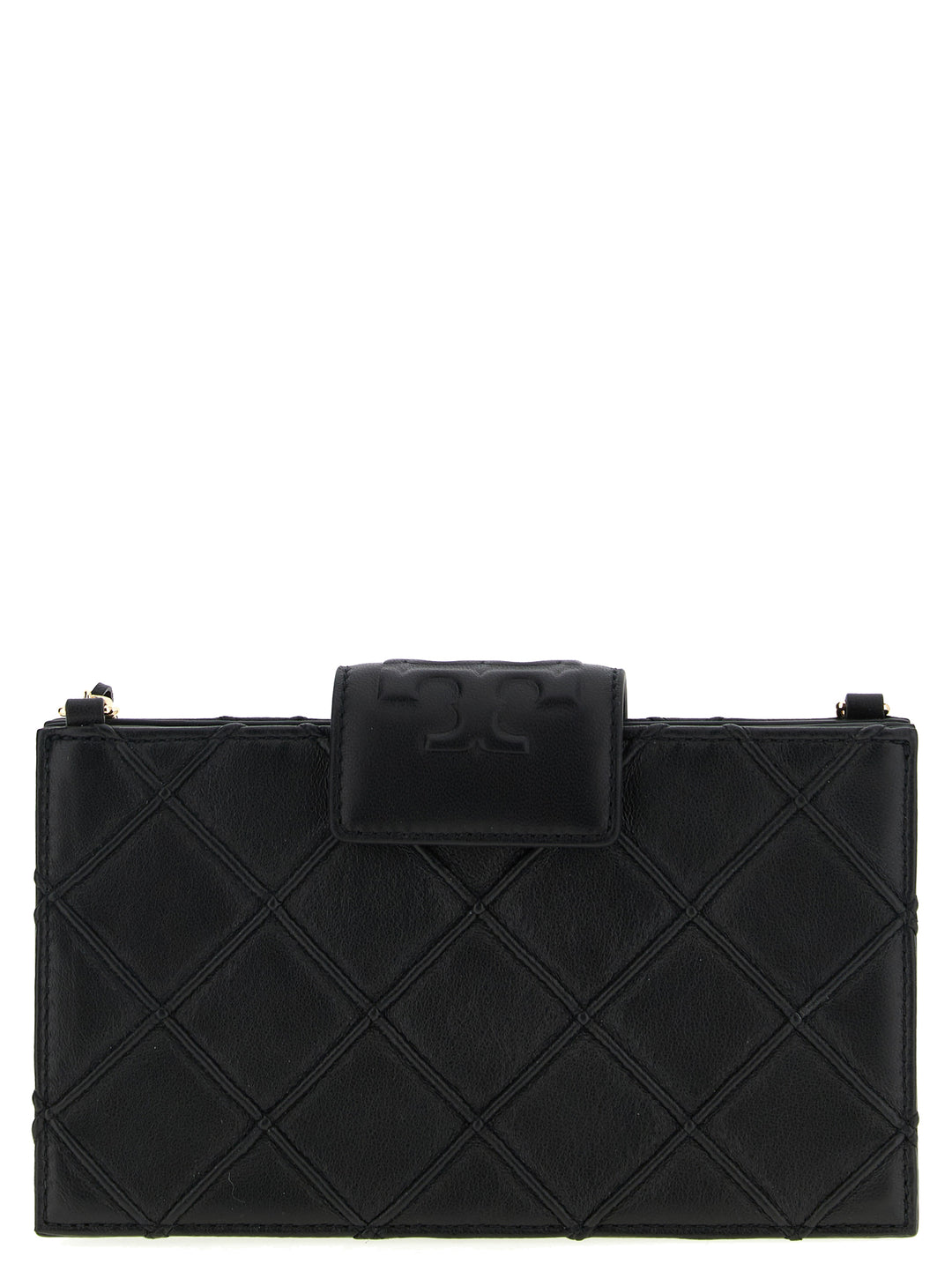 Tory Burch Fleming Wallets and Card Holders - Black | 608f174be1f9c9dd19cbcdf69fb21fd06fd693a1