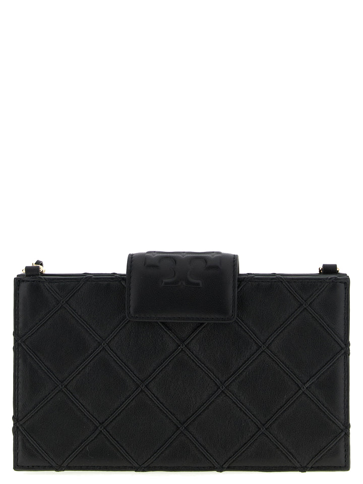 Tory Burch Fleming Wallets and Card Holders - Black | 608f174be1f9c9dd19cbcdf69fb21fd06fd693a1