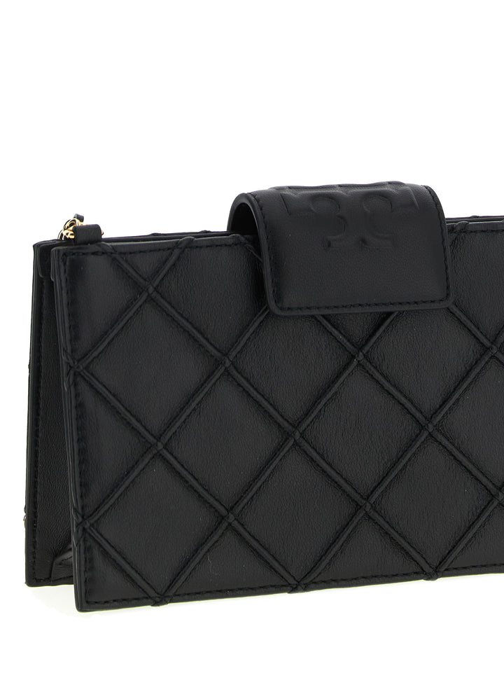 Tory Burch Fleming Wallets and Card Holders - Black | cf0d766bacfaf769cef19c1e85a390bb907e45d0
