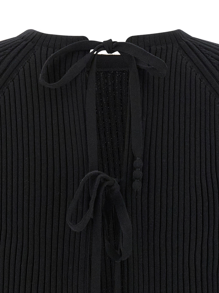 Tory Burch Back Closure Sweater Sweaters and Cardigans - Black | 9f2505ef1c0f21d10b45cc54591df1e8fd1518d7