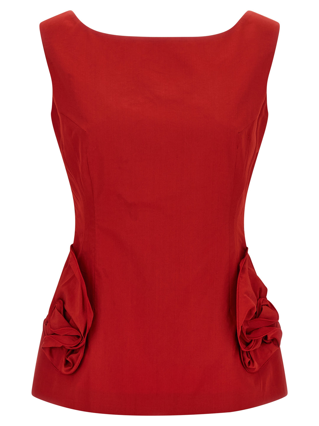 Magda Butrym 05 Tops - Red | 6567a77e12d261cf7e16b389643d95b89bf69891