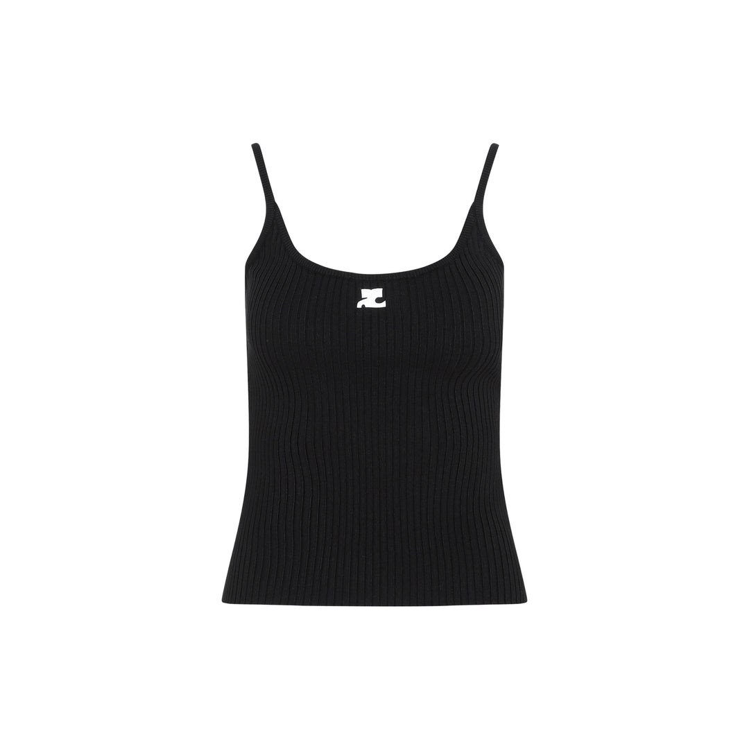 Courreges Vests & tanks - Black | 282c6da2bba1a79ada5d6dc0ab684854208e580a