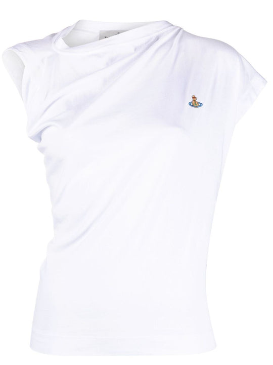 Hebo Draped Cotton Top