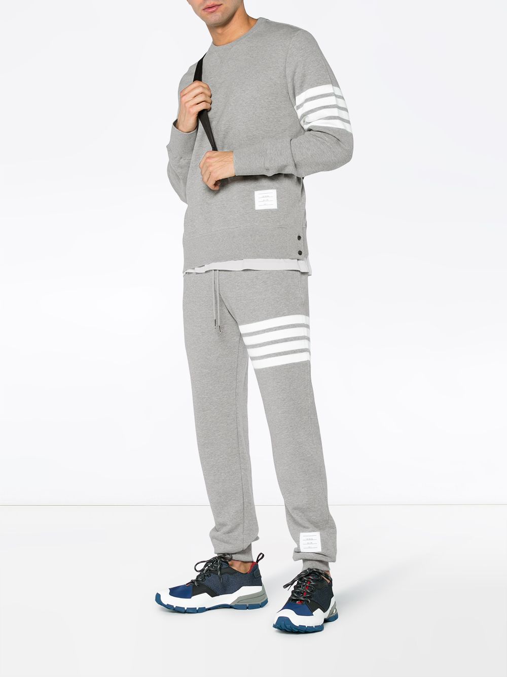 Classic sweatpant in classic loopback w/ engineered 4 bar