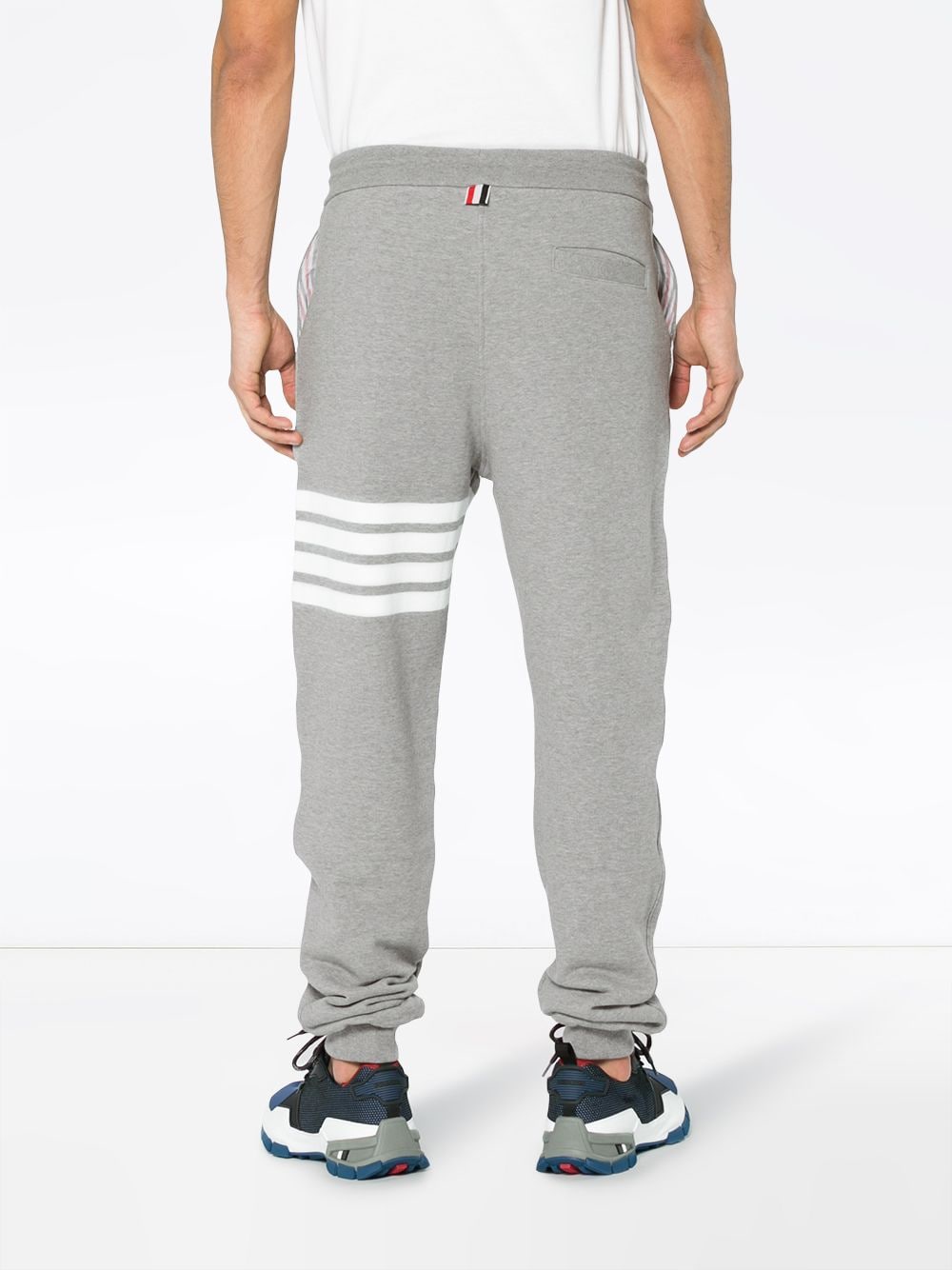 Classic sweatpant in classic loopback w/ engineered 4 bar