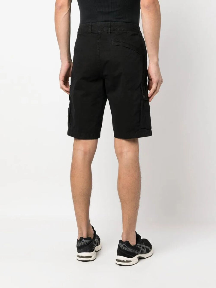 Stone Island Track shorts - Black | f7752183fe7483352af9f4cbcf84e38e0017d333