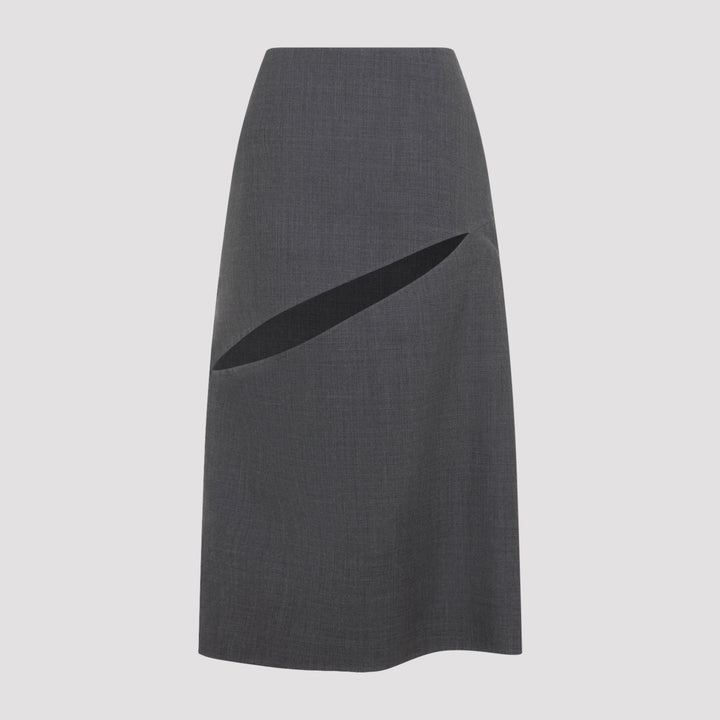 Jil Sander Midi skirts - Grey | c06ecebaf084ed02673465f7f6010994209b6567