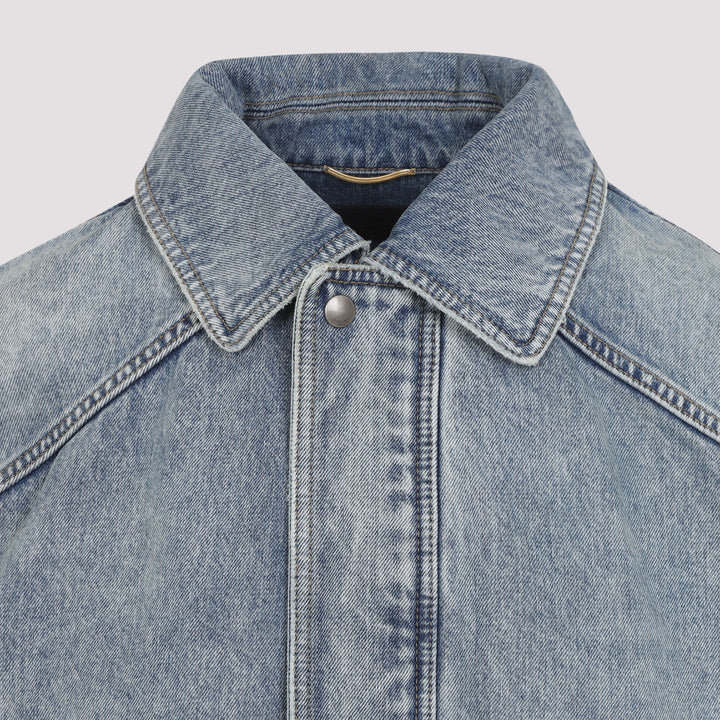 Saint Laurent Jackets - Blue | 798272a737a2e7b53efdefdefc0574834d40bc8b