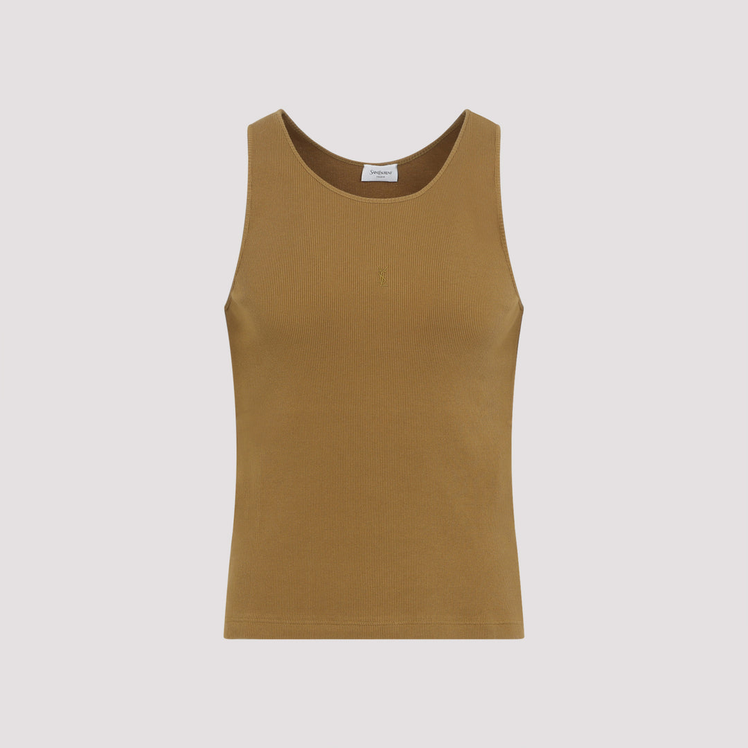 Saint Laurent Vests & tanks - Brown | abb604970b161c34282e4997ae824663602801b1