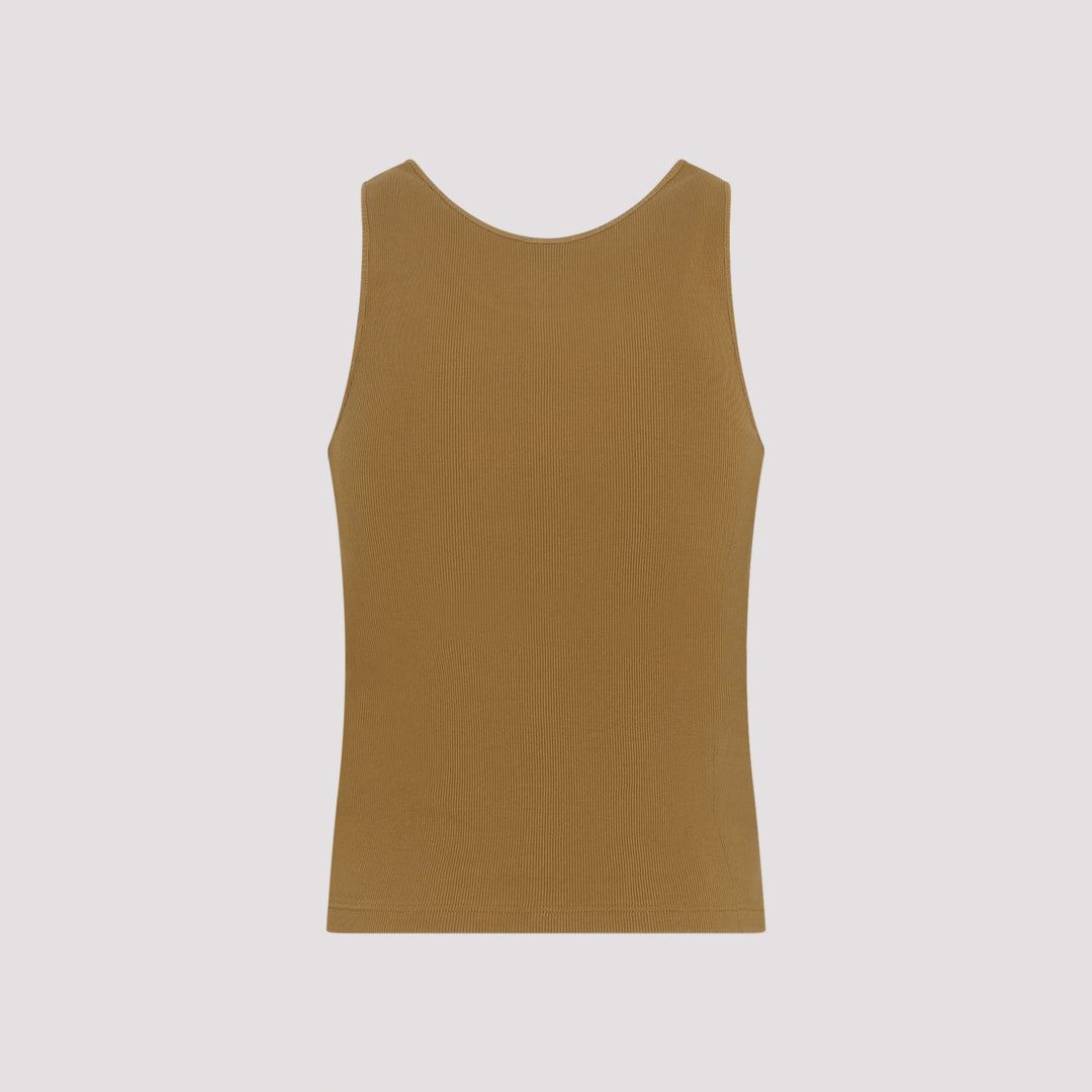 Saint Laurent Vests & tanks - Brown | 32ad35216623aeab833a11a9f614e329e4982208
