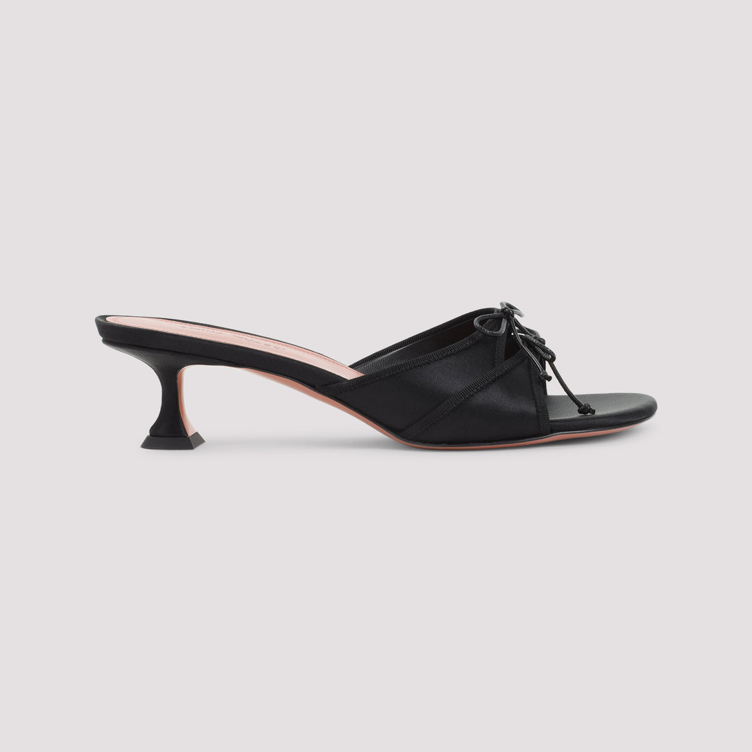 Amina Muaddi Mules - Black | a2df928601db8d9aca9f396cbbe7a4aa20bbb13f