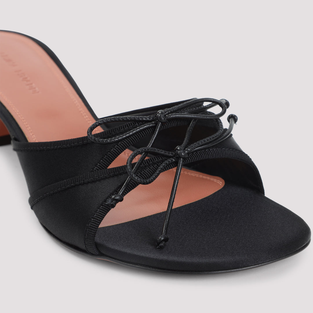 Amina Muaddi Mules - Black | cb17a68b995f53974871c9d0fd18185778549ed9