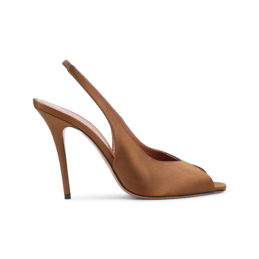 Amina Muaddi Mules - Brown | f8e5220a7aebead4a939dfc4c5ed116454050b61