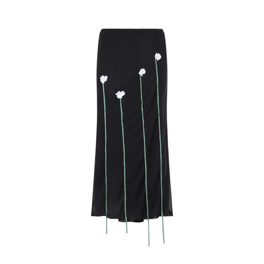 Midi Skirts Black