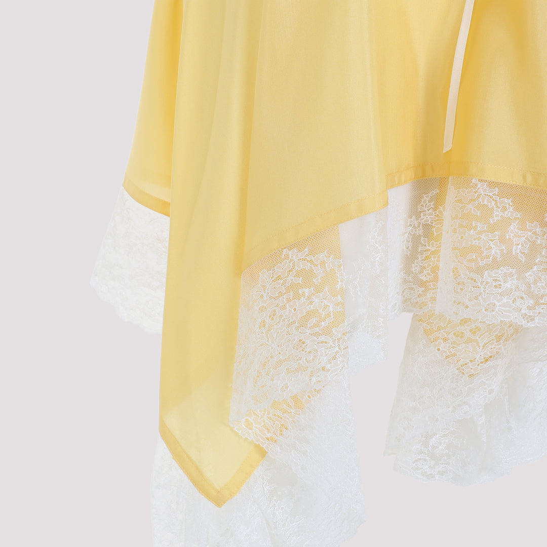 Saint Laurent Mini dresses - Yellow & Orange | de6048d47ae015af2c50b1a9730e21a340359d4a
