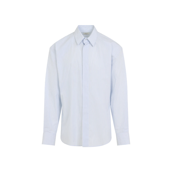 Saint Laurent Shirts - Blue | de8c36b44163df10a33f2ac214812b1eea92491d
