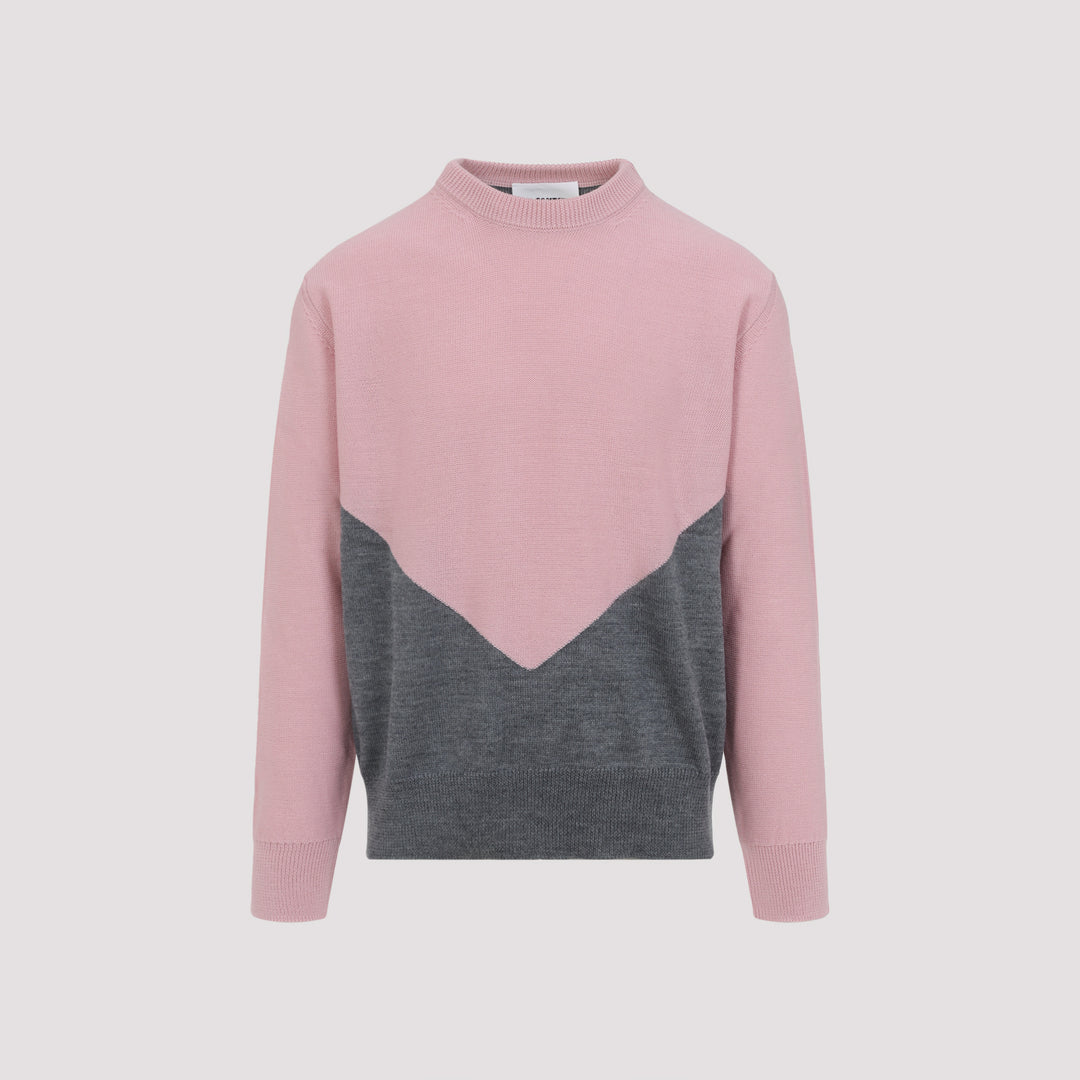 Jil Sander Pullover - Pink & Purple | e91a0cc07ea4a31d6eecb529b107f2441f3ae4d1