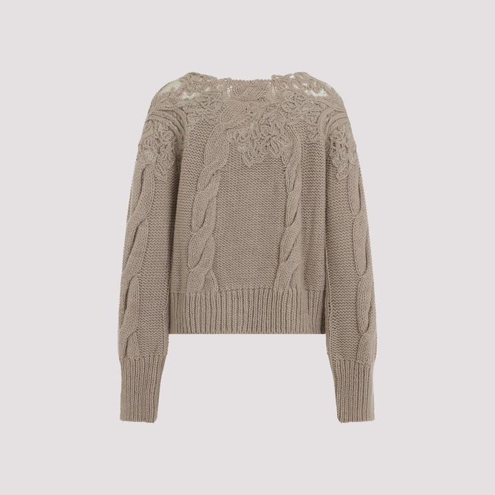 Ermanno Scervino Pullover - Nude & Neutrals | d2fc8359853338a52a7b040407dfed24d869449e