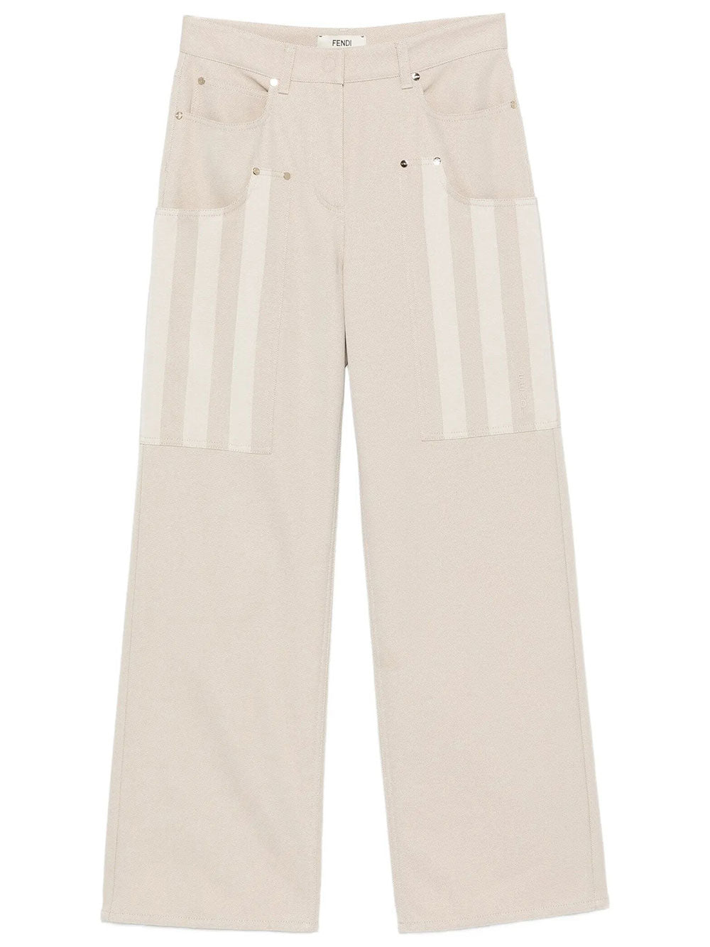 Fendi Wide leg - Nude & Neutrals | 340016346031f61ea9815ae1a6ba4b0f876cebc5