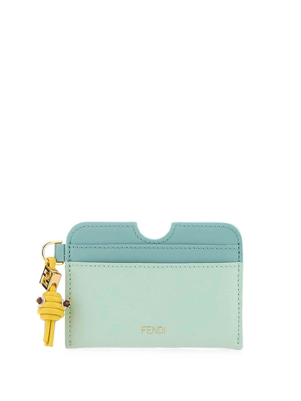 Ff Diamonds Leather Card Case