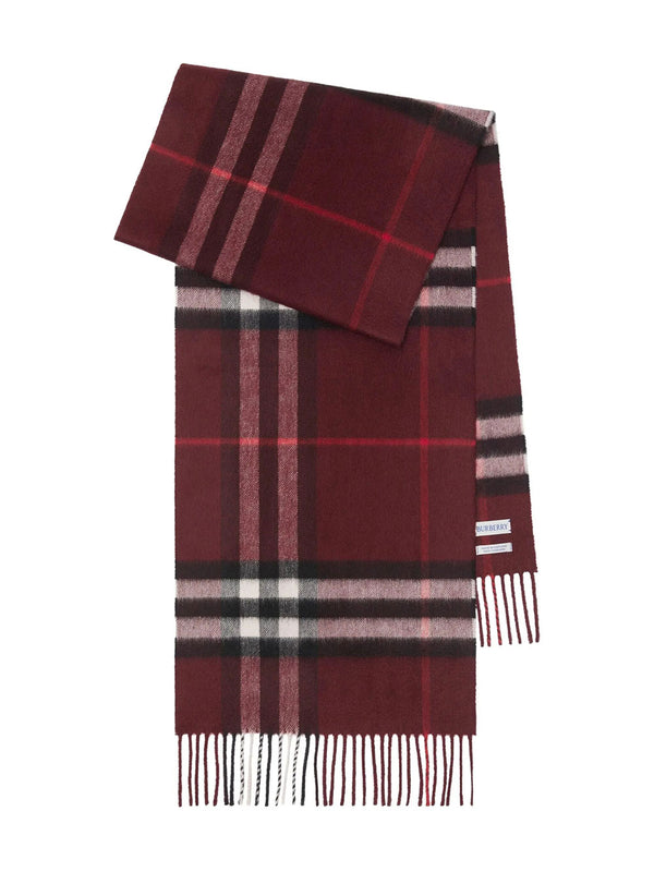 Check Cashmere Scarf