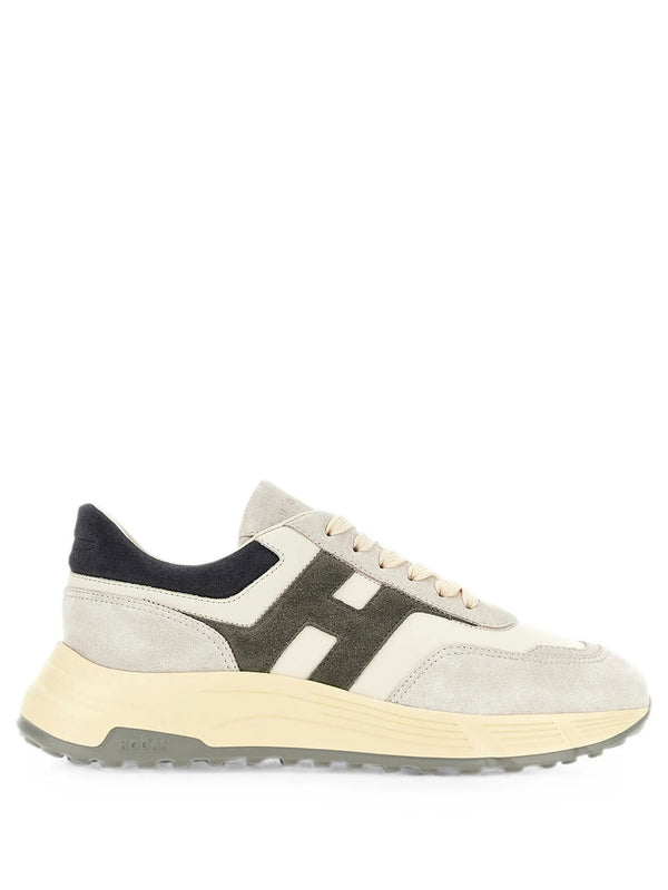 Hogan Hyperlight Suede And Nappa Leather Sneakers
