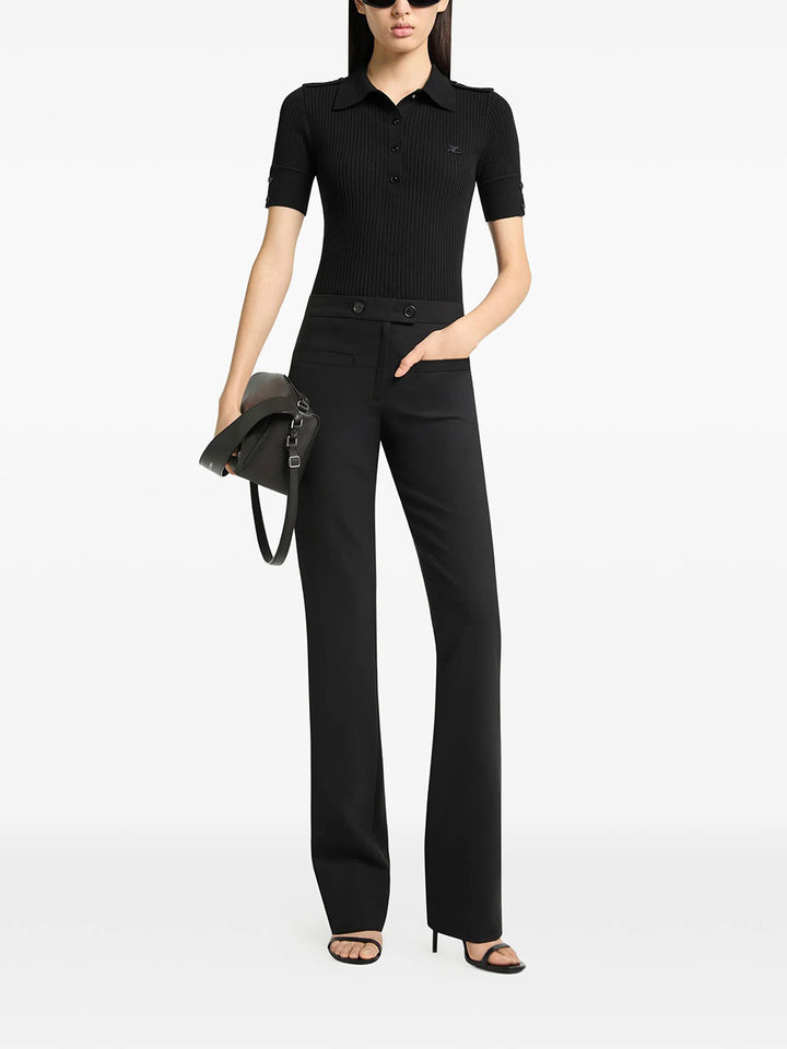 Courreges Polo - Black | eff31b0e3a3df379ab3e9f9cfacffd6c6c86903f