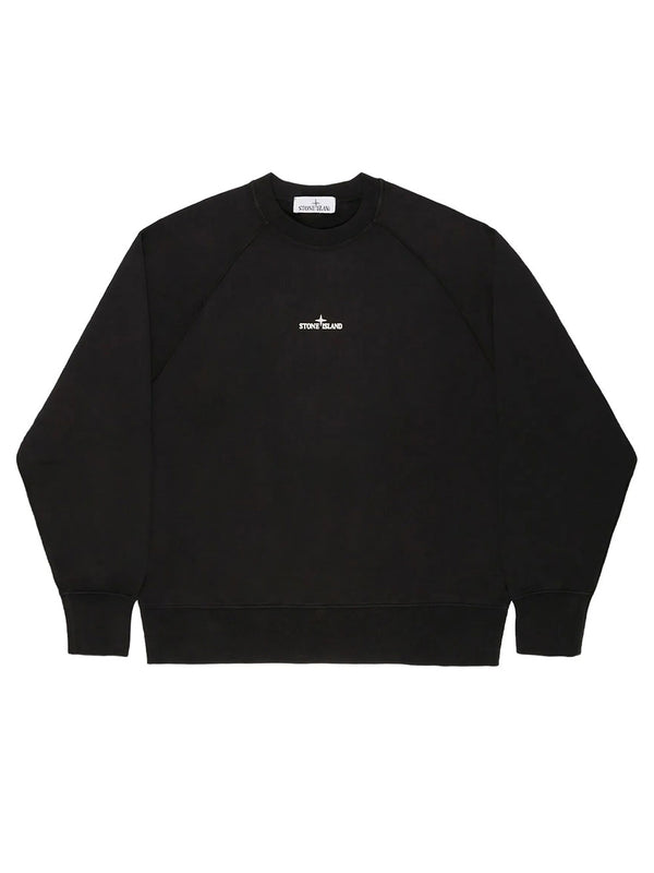 Crewneck Sweatshirt In Cotton Fleece With `Desert` Print